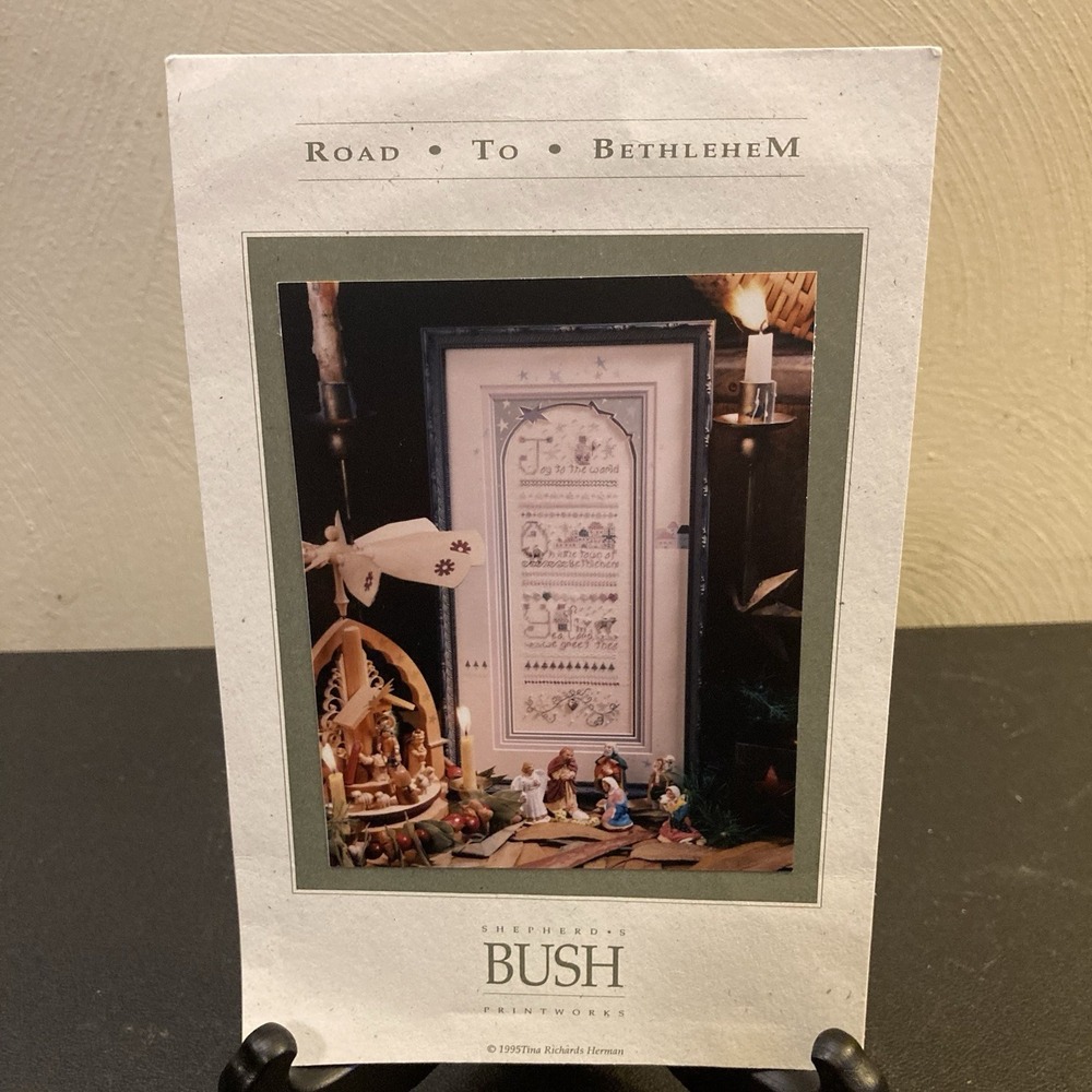 Road To Bethlehem Complete Cross Stitch PATTERN BOOK ONLY Shepherd's Bush.